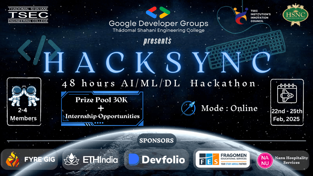 HackSync | Devfolio